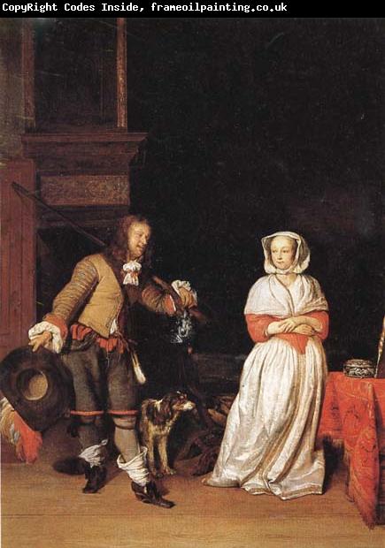 Gabriel Metsu A Lady and a Cavalier
